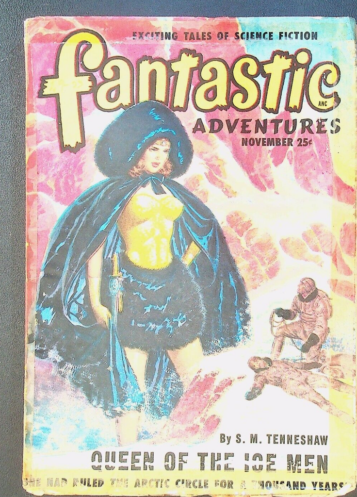 Fantastic Adventures Pulp November 1949 Peter Worth SM Tenneshaw