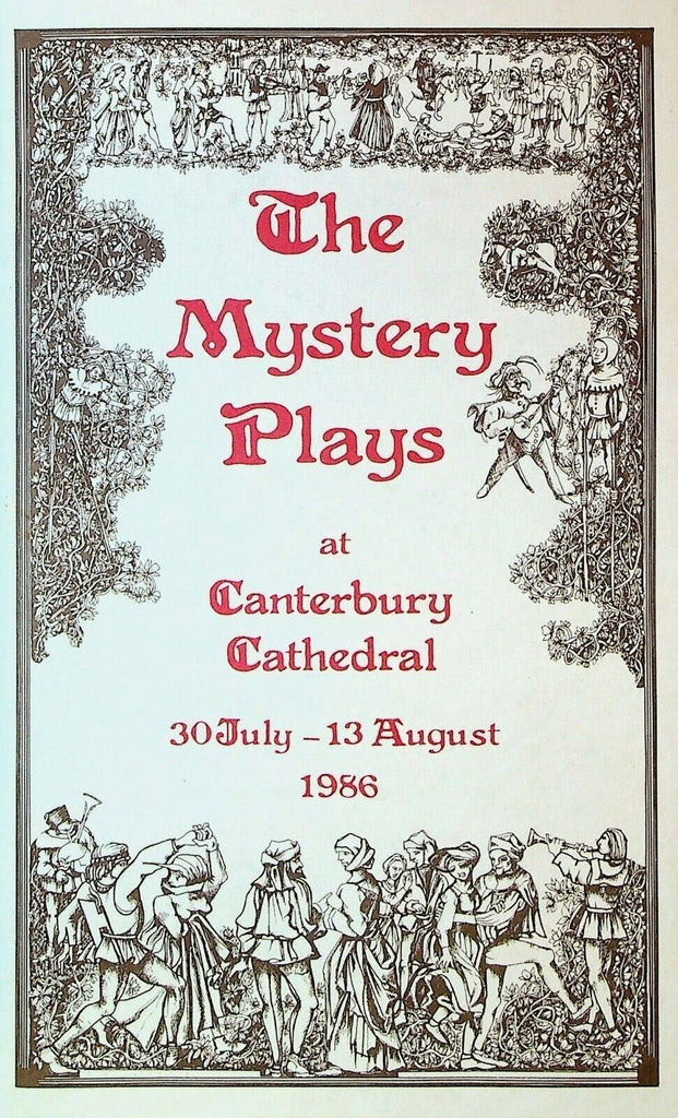 The Mystery Plays at Canterbury Cathedral Program 1986