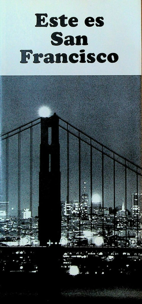 Este es San Francisco California 1960s Brochure