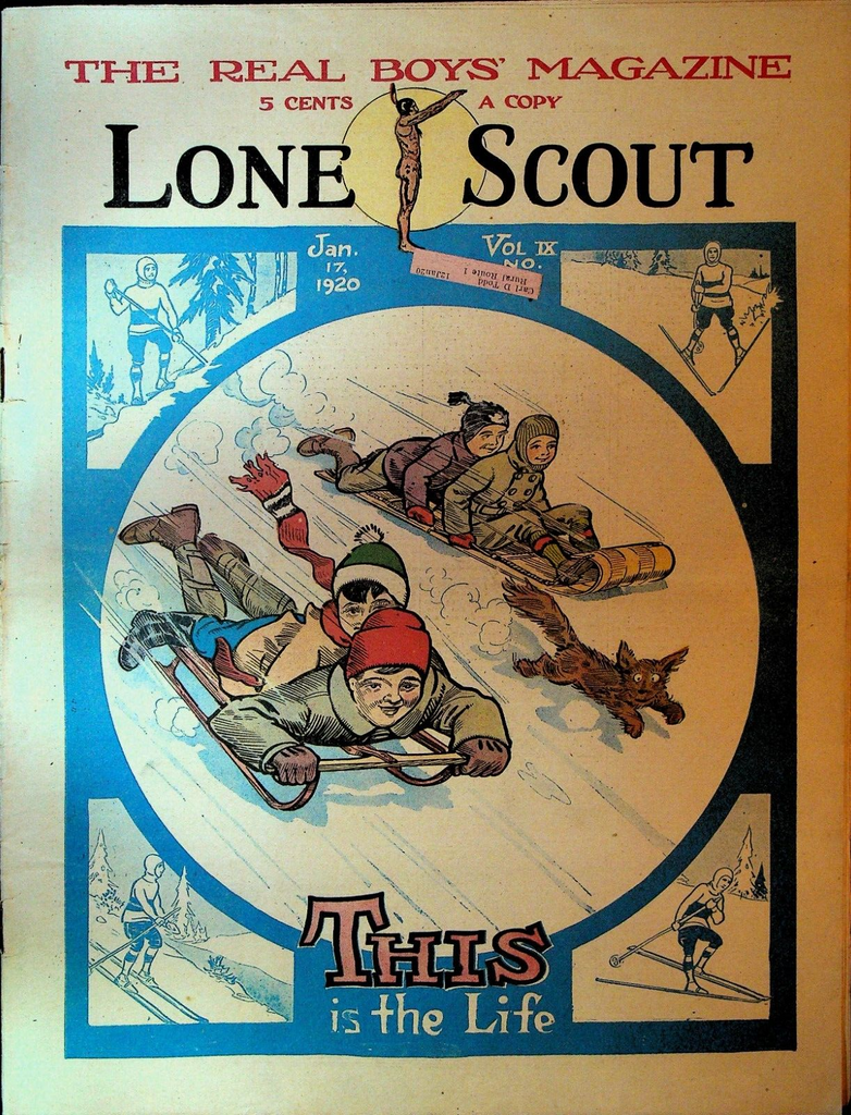 Lone Scout Magazine January 17 1920 Scouting Pen-Mar Park Md Train Crash