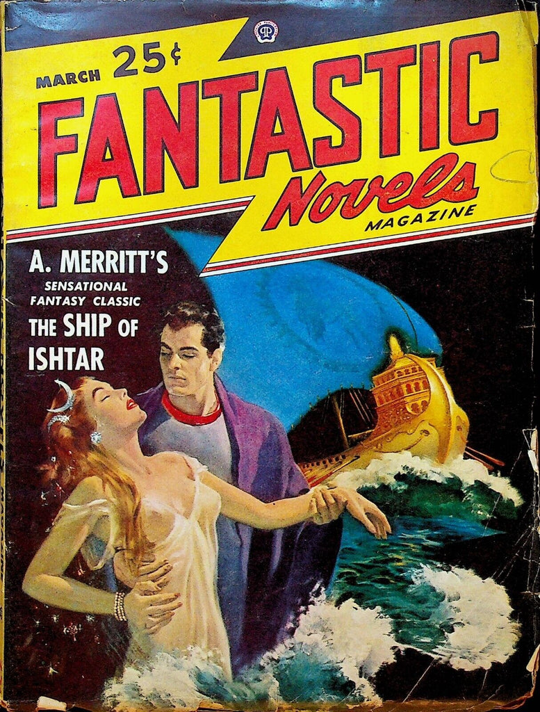 Fantastic Novels Pulp Magazine March 1948 A Merritt H deVere Stacpoole
