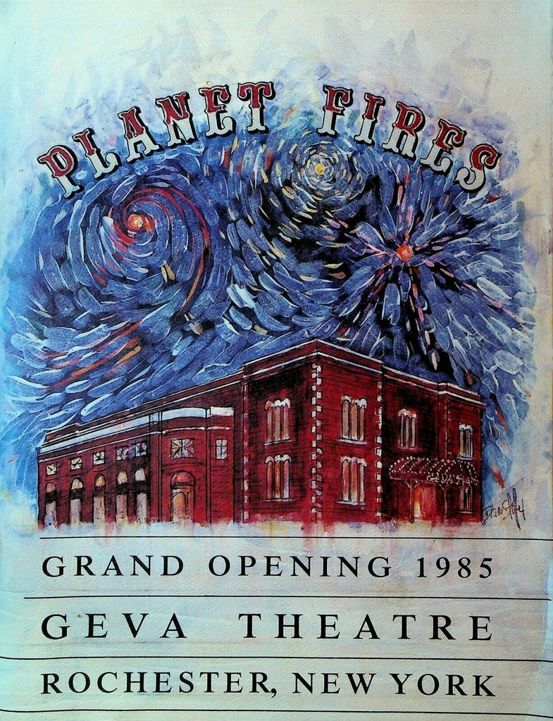 Planet Fires GEVA Theatre Grand Opening 1985 World Premiere Program Rochester NY