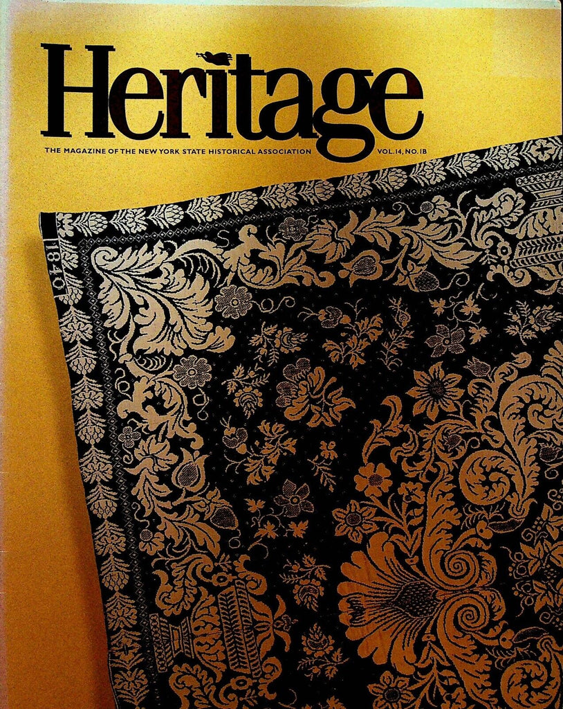 Heritage Magazine New York State Historical Association V14 #18 Woven Coverlets