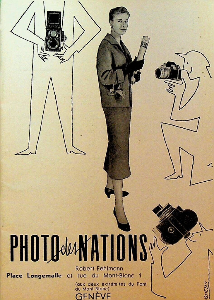 Photo des Nations Camera Catalog Geneve Switzerland 1959 Kodak Leica