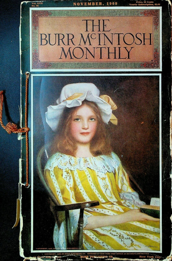 The Burr McIntosh Monthly Magazine November 1908 George Arliss Lillian Russell