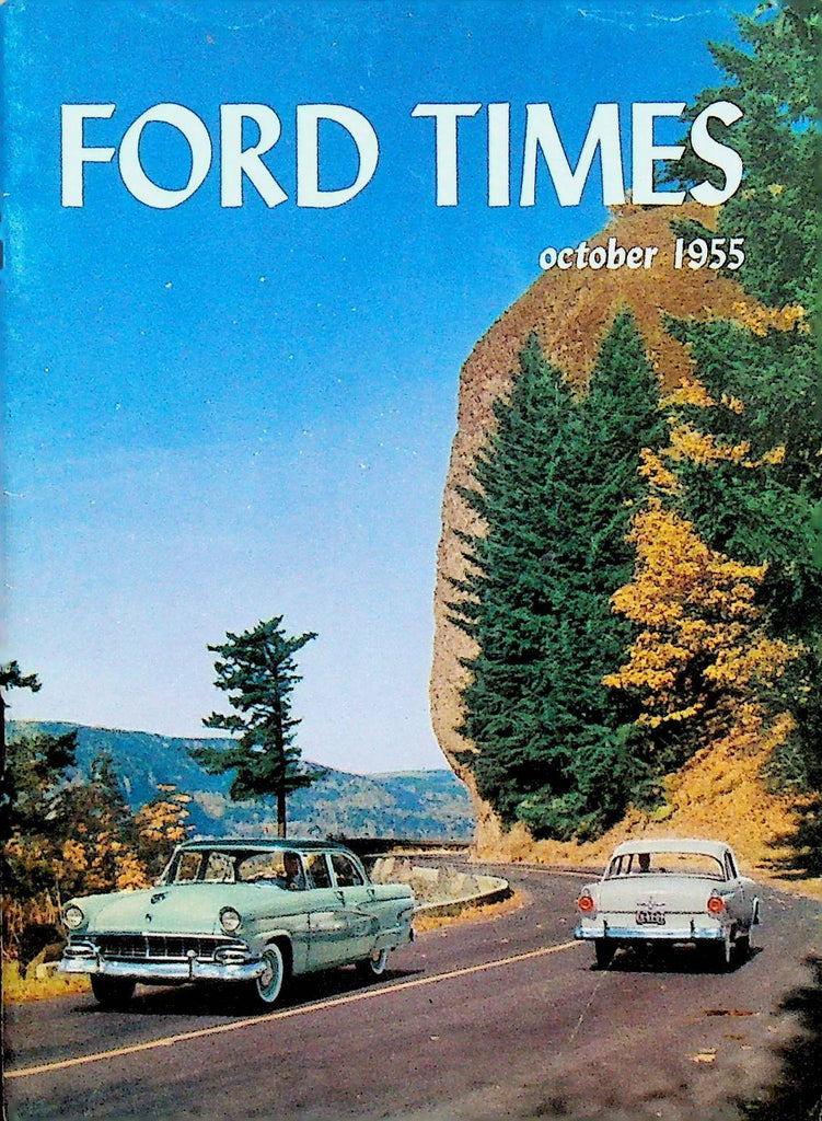 Ford Times Magazine October 1955 Allentown Fair Port Byron Illinois Jervis Inlet