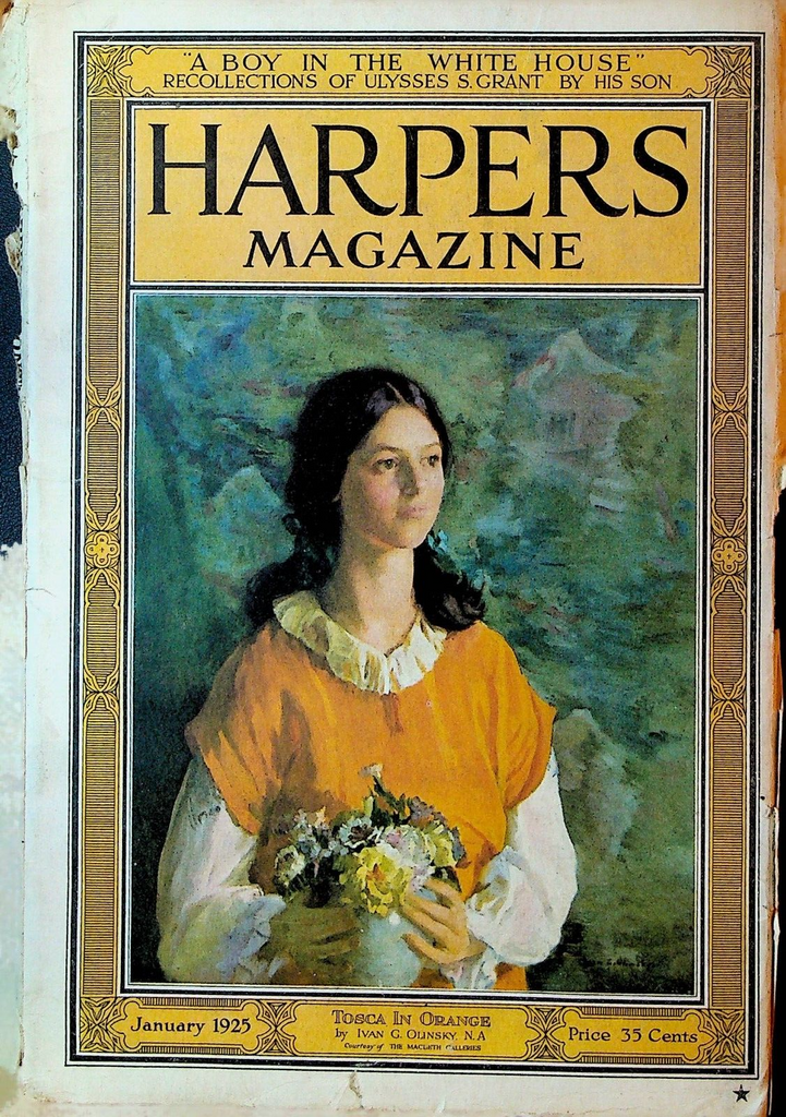 Harper's Magazine January 1925 Ivan Olinsky Christopher Morley Harlow Shapley