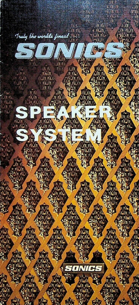 Sonics Speaker System Brochure 1968 AS-57 60 251 61 202 401
