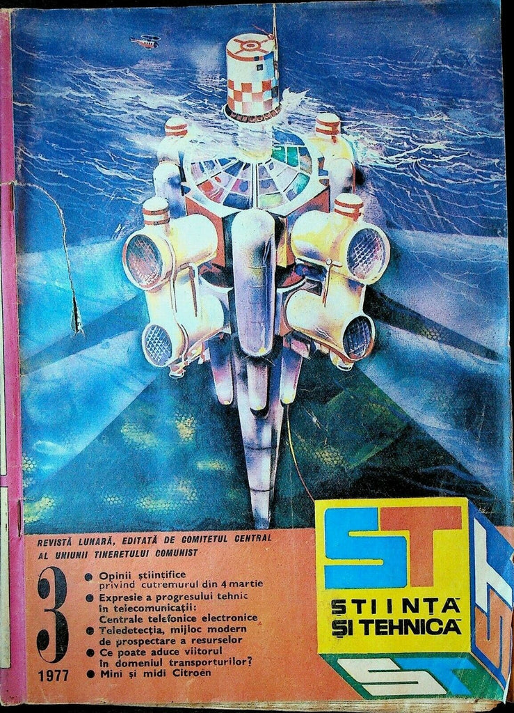 Stiinta Si Tehnica Magazine March 1977 Science & Technology Citroen