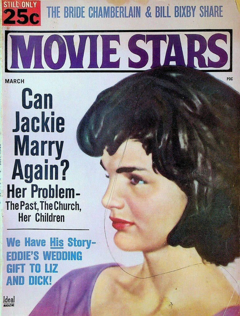 Movie Stars March 1964 Jackie Kennedy Liz Taylor Judy Garland Jane Fonda