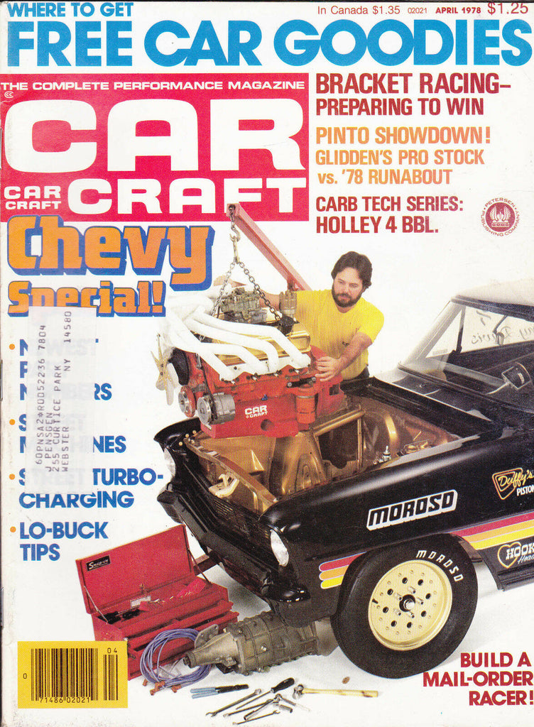 Car Craft Magazine Pinto Showdown Chevy Special April 1978  FREE US S/H