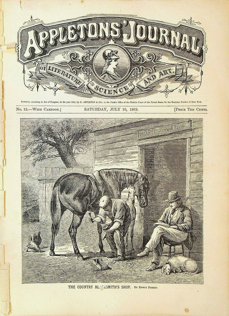 Appletons' Digest July 3 1869 Victor Hugo The Man Who Laughs Mrs Oliphant
