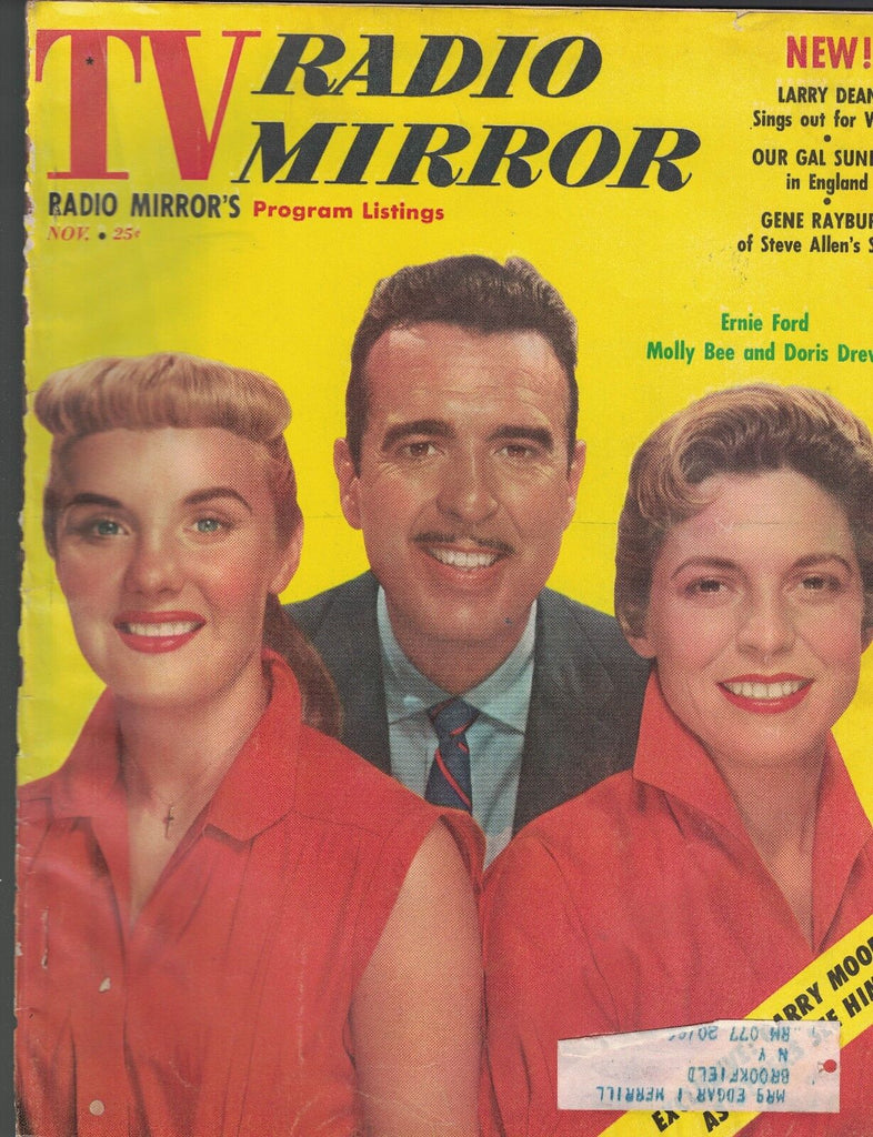 TV Radio Mirror Magazine November 1956 Gene Rayburn Larry Dean ERNIE FORD