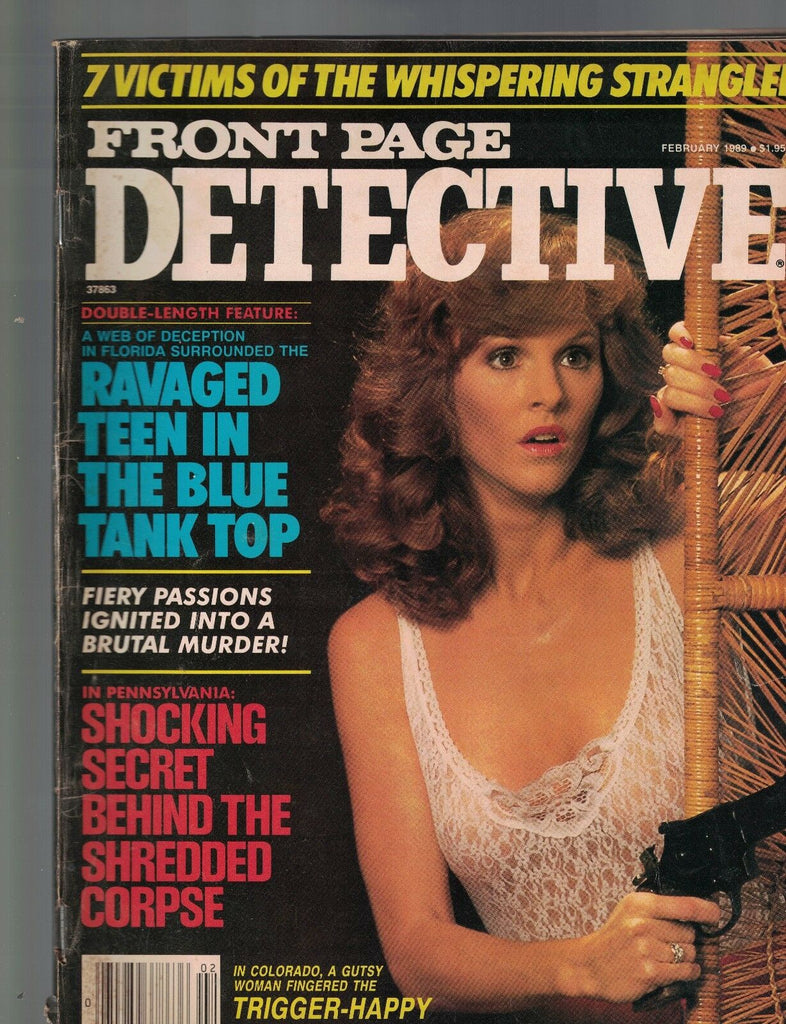 Front Page Detective February 1989 Rickland James Martin Kenneth Erskine