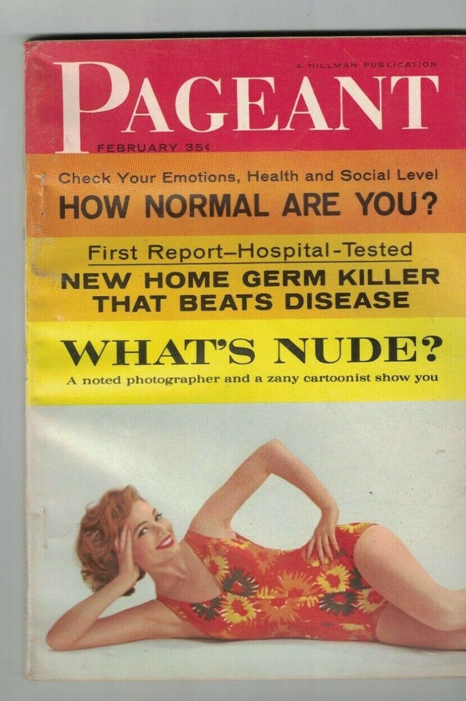 Pageant Magazine February 1961 Ralph Beard Nina Wilcox Fred Gwynne Edward Albee