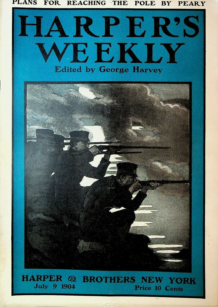 Harper's Weekly July 9 1904 Peary North Pole Steeple Chasing Golf Mabel Higgins