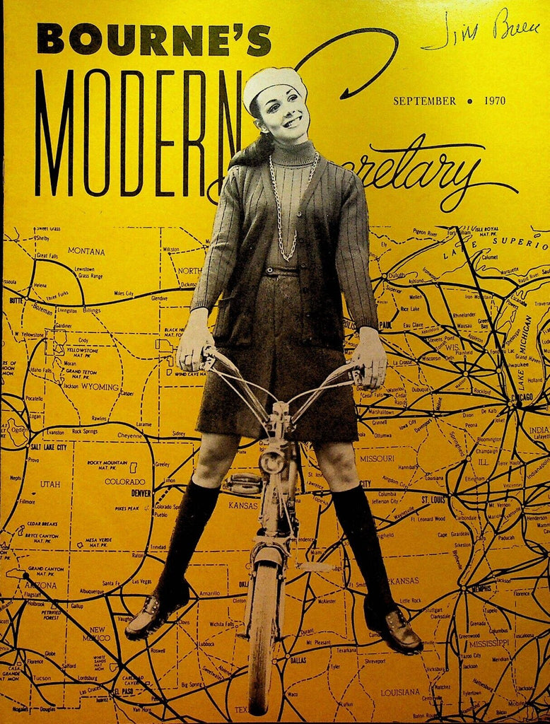 Bourne's Modern Secretary September 1970 Rochester NY