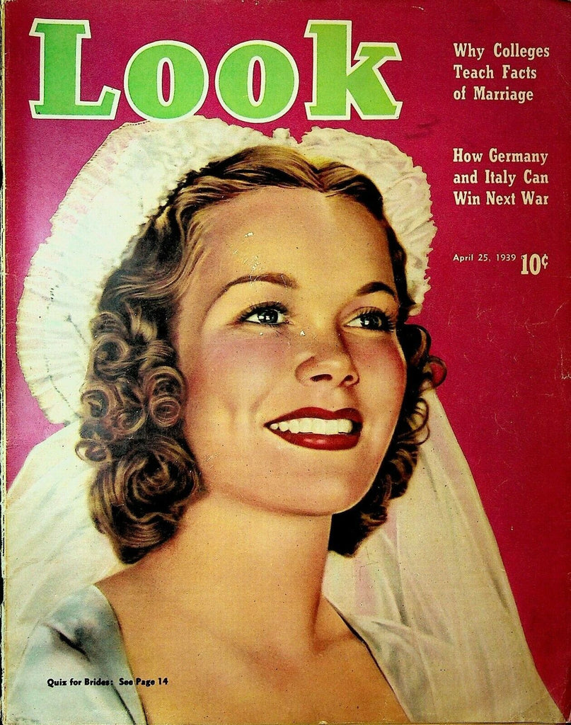 Look Magazine April 25 1939 Circus Dodge City Dancing Fads Colin Evans Medium