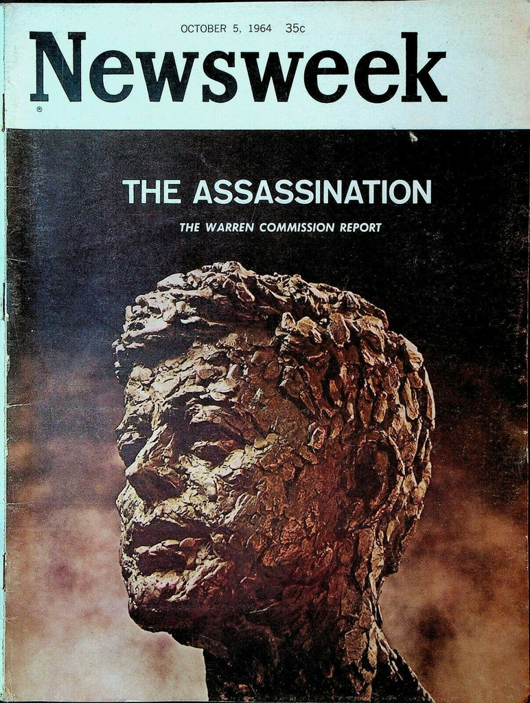 Newsweek October 5 1964 Warren Commission Sam Huff Thelonious Monk