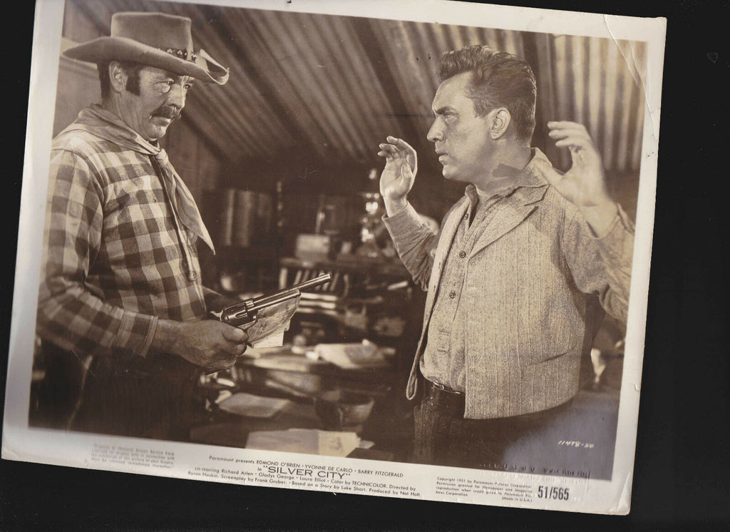 Silver City- Edmund O'Brien  (8x10 b/w publicity still) Western Movie 1952