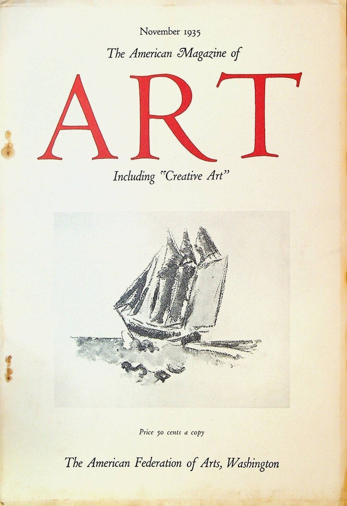 American Magazine of Art November 1935 John Marin Pittsburgh International
