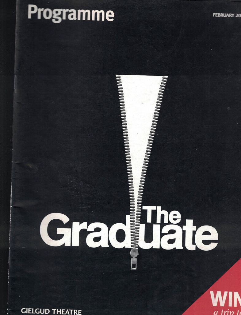 The Graduate February 2001 Programme Gielgud Theatre Amanda Donohoe