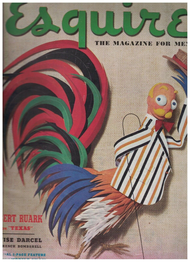 Esquire Magazine June 1951 Anna Magnani Edith Piaf Texas Kenneth Perkins