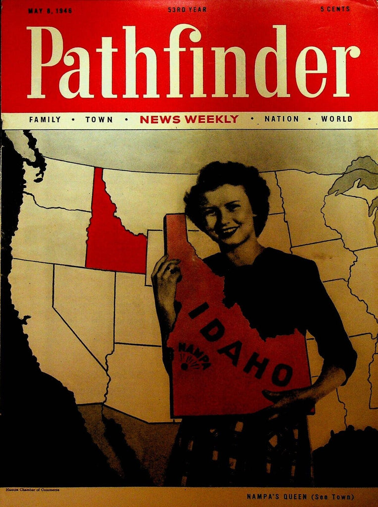 Pathfinder Magazine May 8 1946 Angels Camp Ca Jumping Frogs Manuel Roxas