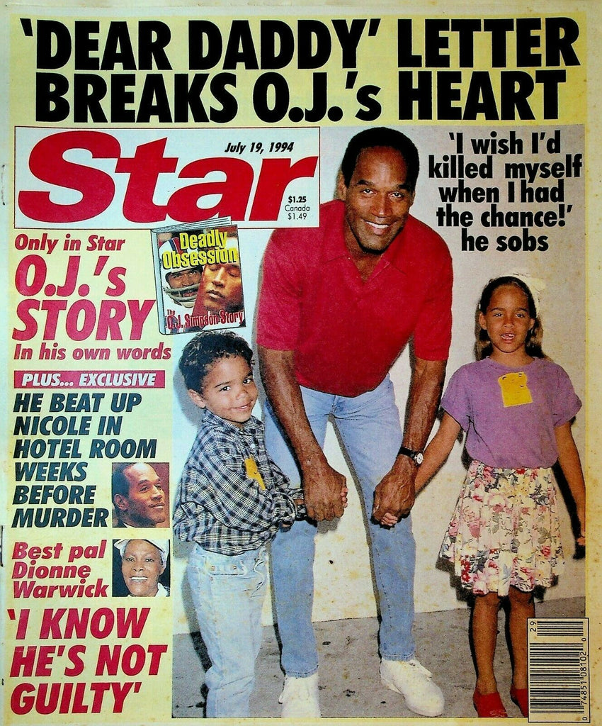 Star July 19 1994 OJ Simpson Dionne Warwick