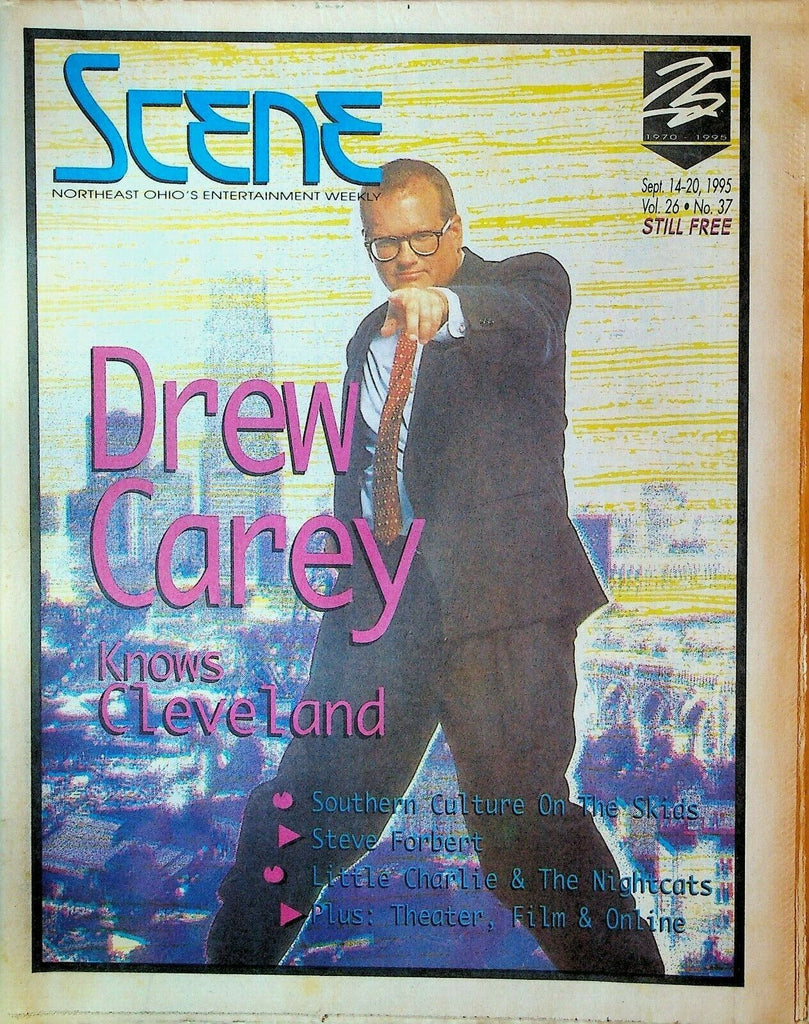 Cleveland Scene Magazine September 14 1995 Drew Carey David Sanborn