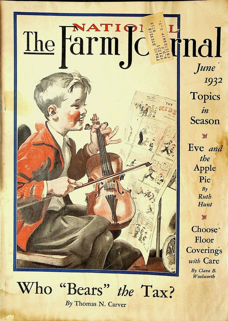 National Farm Journal Magazine January 1933 Winter Cover Pacific Poultry Egg