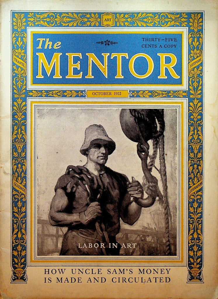 The Mentor Magazine October 1922 Anna Sewell Iceland Labor in Art