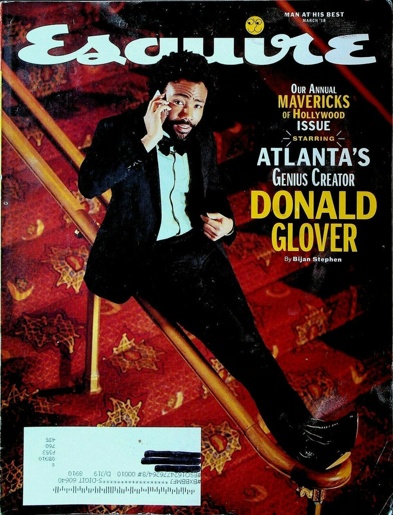 Esquire Magazine March 2018 Donald Glover Lindsey Vonn Nora Ephron