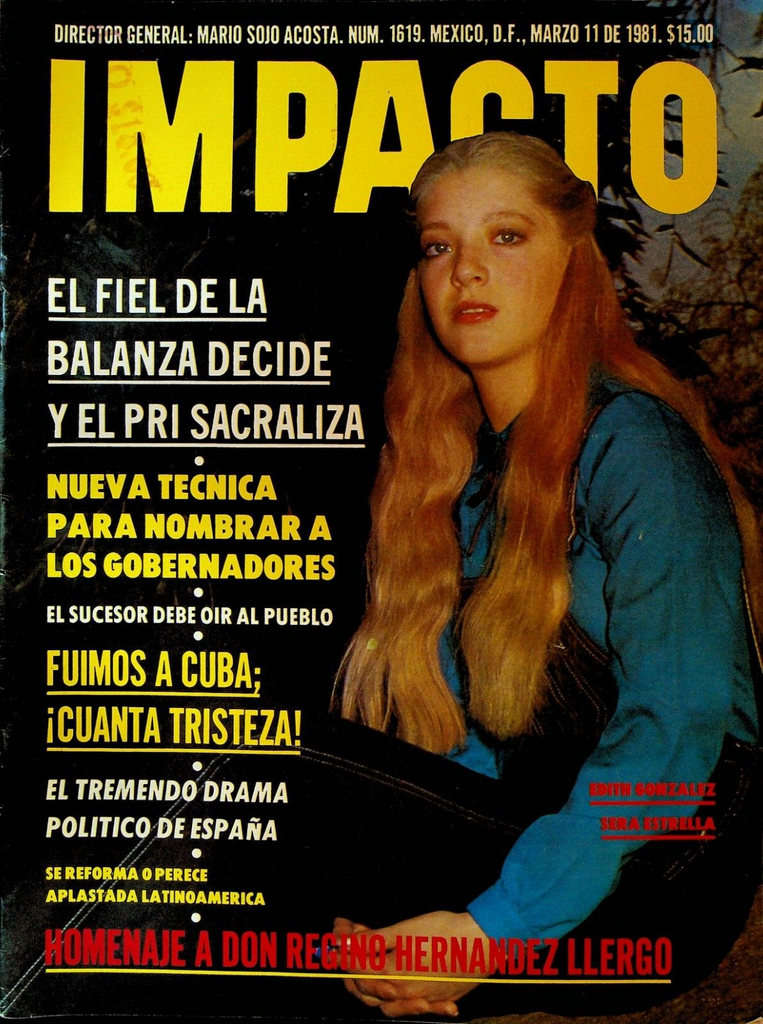 Impacto Magazine March 11 1981 Pope John Paul II Yoko Ono Angie Dickinson