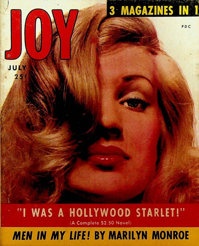 Joy Magazine July 1953 Marilyn Monroe Lil St Cyr Pat Thompson Mickey Jelke