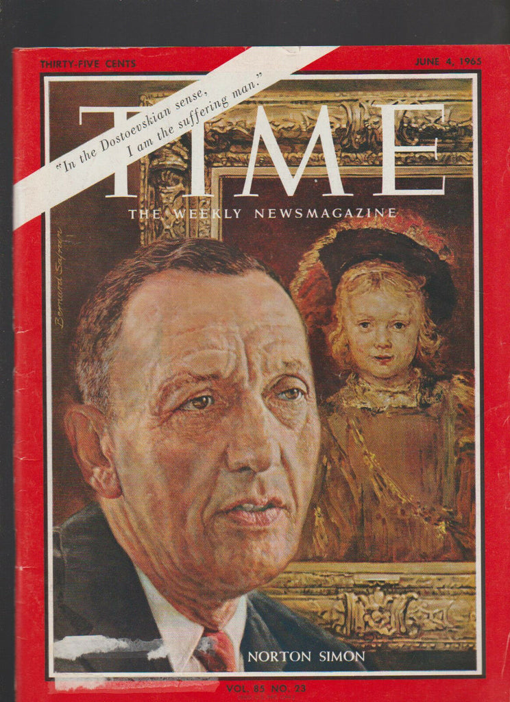 Time Magazine June 4 1965 Norton Simon