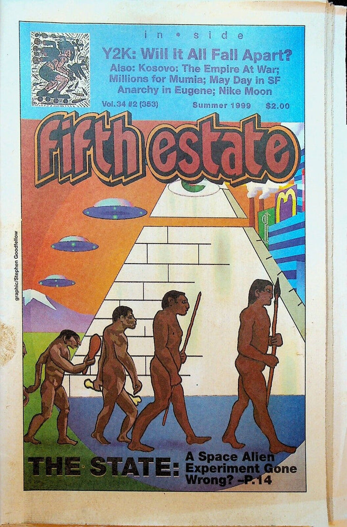 Fifth Estate 353 Summer 1999 Kosovo Eugene Oregon Mumia Abu-Jamal