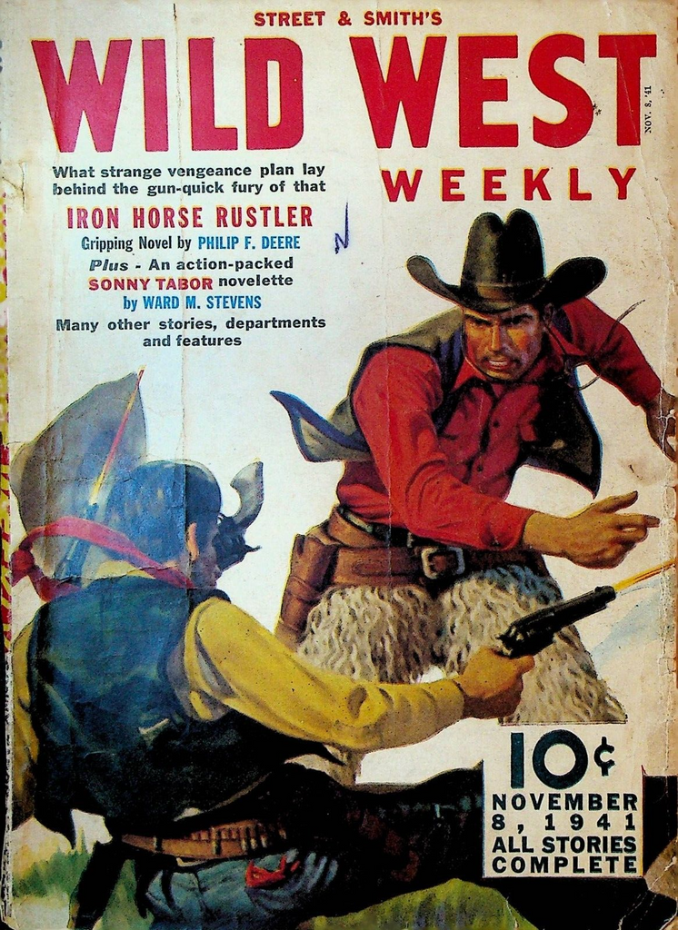 Street and Smith's Wild West Weekly November 8 1941 Hugh B Cave Ward M Stevens