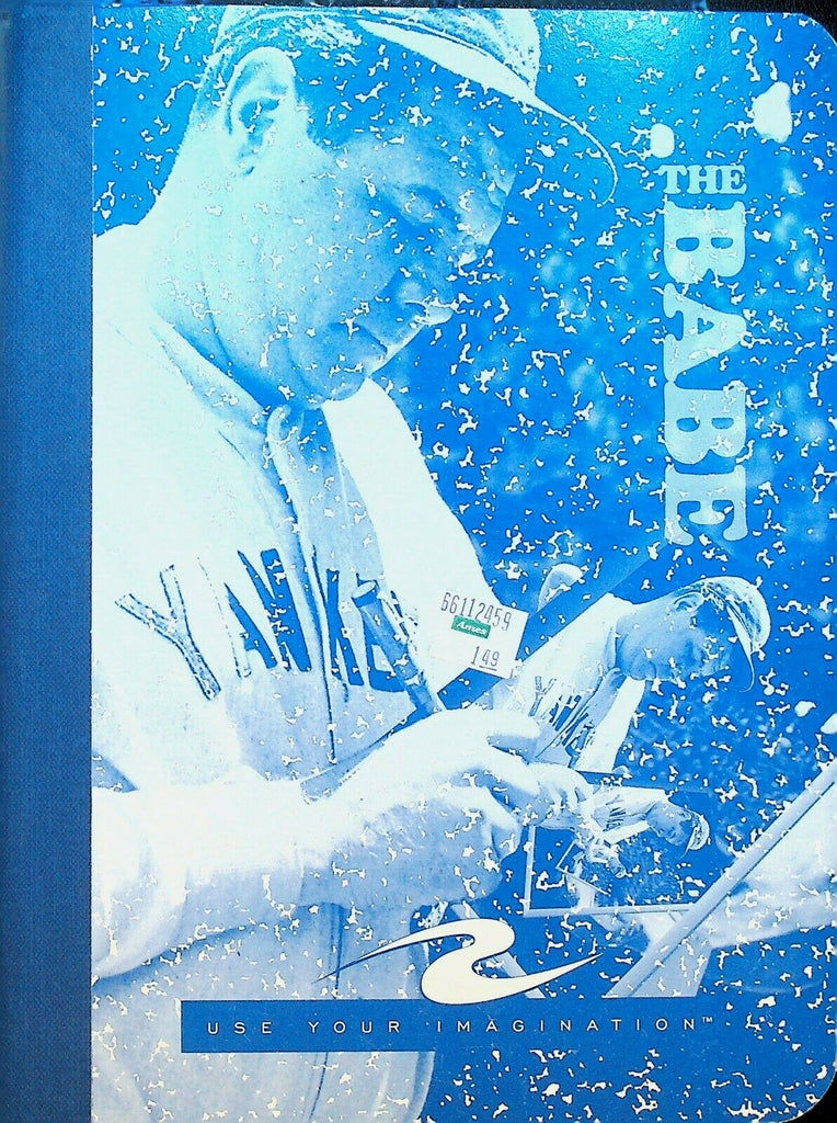 Babe Ruth Notebook Roaring Spring Paper Products Marble Cover 80 Sheets