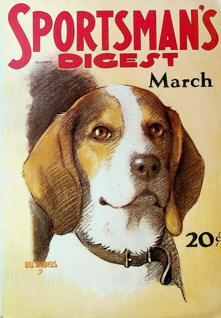 Sportsman's Digest March 1925 Will Rannells Chinchilla Rabbit Farm