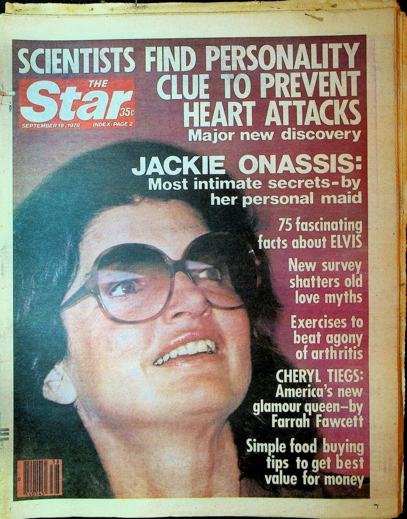 The Star September 19 1978 Cheryl Tiegs Jackie Onassis Farrah Fawcett