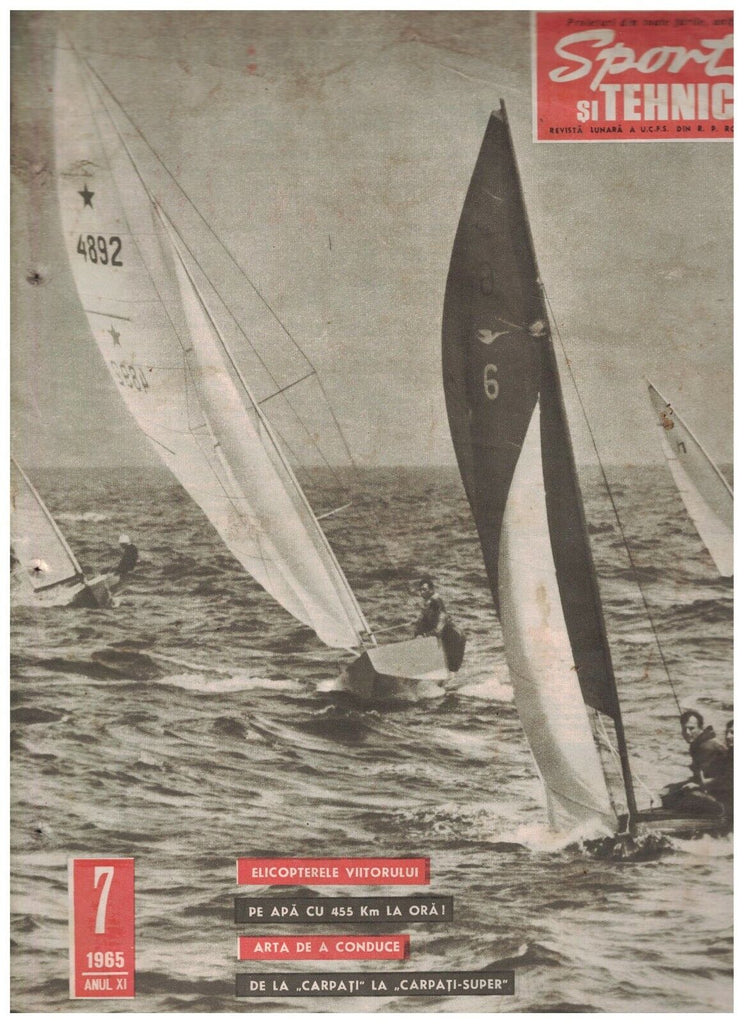 Sport si Tehnica July 1965 Gemini 4 Raliul Dunarii Grigore Briscu