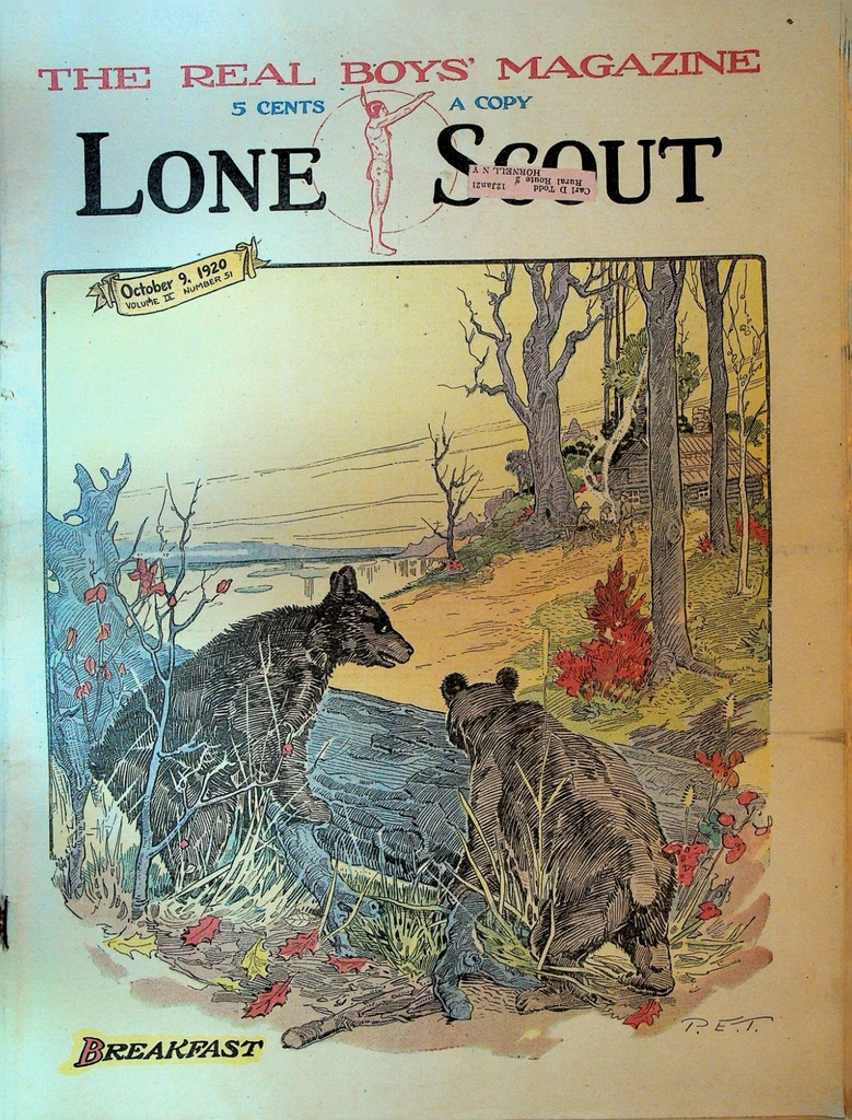 Lone Scout Magazine October 9 1920 Scouting Virgin Islands