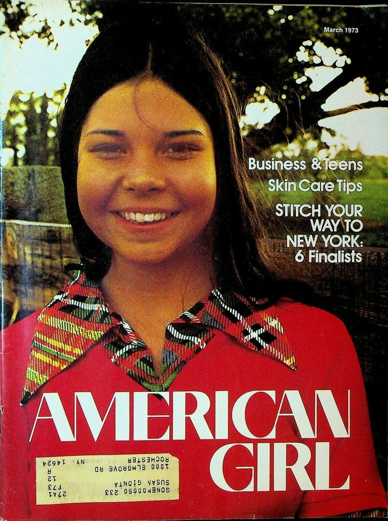 American Girl Magazine March 1973 Christina Marie Schneider Arbor Day