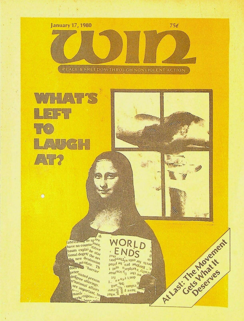 Win Magazine January 17 1980 Dolly Parton Humor Issue Dan Zedek
