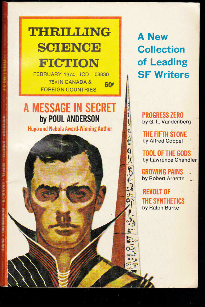Thrilling Science Fiction Poul Anderson Robert Arnette February 1974