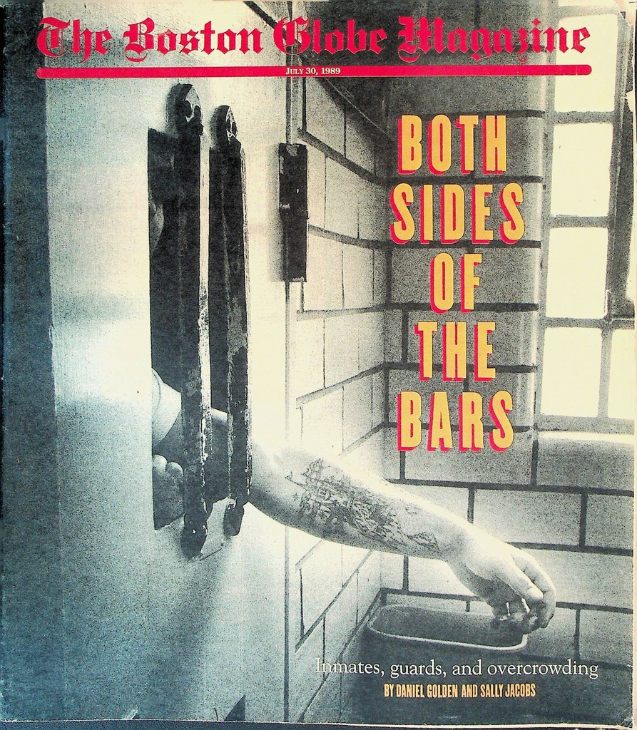 Boston Globe Magazine July 30 1989 Prison Overcrowding Roger Norrington