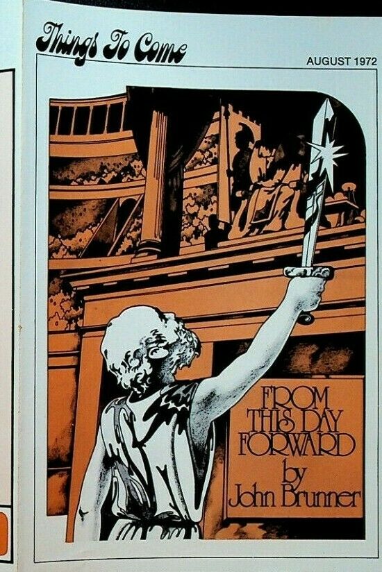 Things to Come August 1972 Sci Fi Book Club Circular John Bruner Ray Bradbury