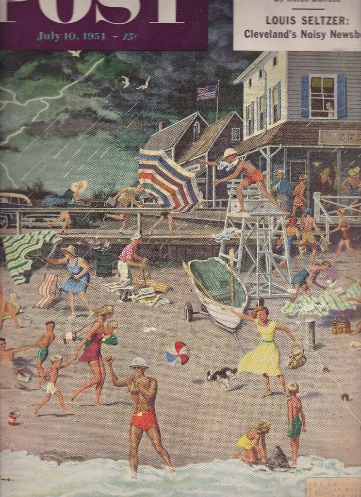 Saturday Evening Post Louis Seltzer Minnie Minoso July 10 1954