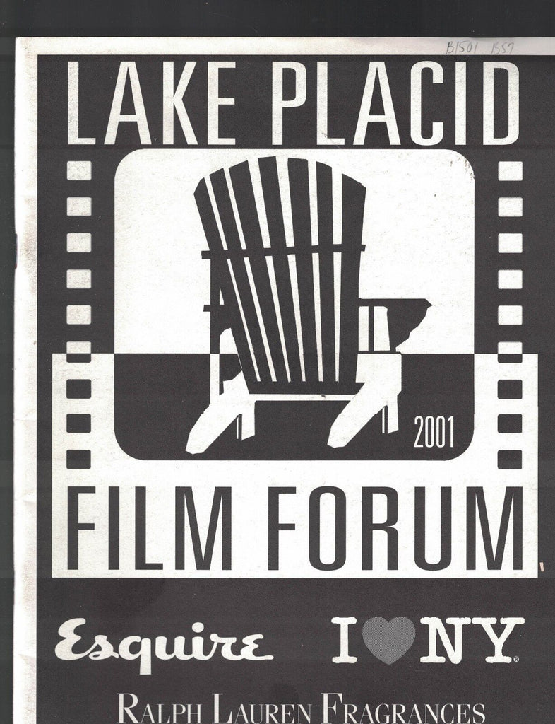 Lake Placid NY Film Forum 2001 Program Cider House Rules Moonstruck